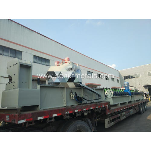 Roll forming machine for feed bin sheet